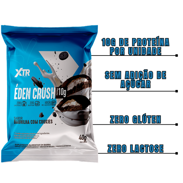 Caixa Com 12 Éden Crush 40g Baunilha Cookies XTR