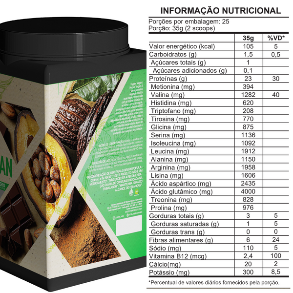 Hyper Vegan Xtr 900G Proteína Completa Vegana Xtr