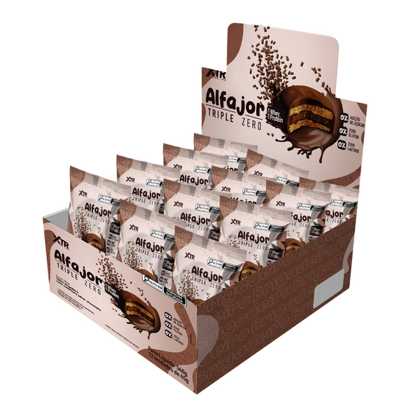 Alfajor Triple Zero XTR Sem Açúcar Sem Glúten Sem Lactose