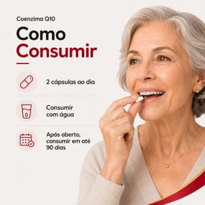 Coenzima Q10 200mg Proteção Do Coração E Antioxidante 60 cápsulas