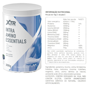 RECUPERADOR MUSCULAR - INTRA AMINO ESSENTIALS 300g - XTR