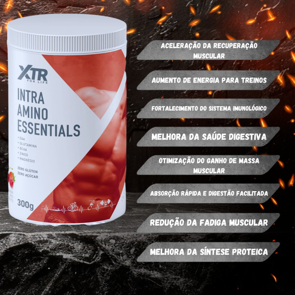 RECUPERADOR MUSCULAR - INTRA AMINO ESSENTIALS 300g - XTR
