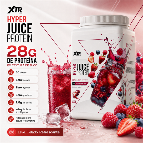Hyper Juice Protein - Proteína Isolada Low Carb 900g XTR For Life
