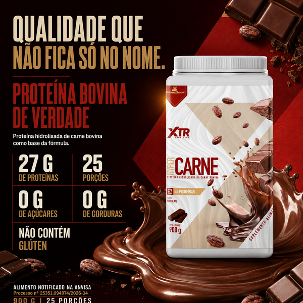 GANHE +32g DE PROTEÍNA RÁPIDA HOJE – HYPER CARNE 900g SEM LACTOSE