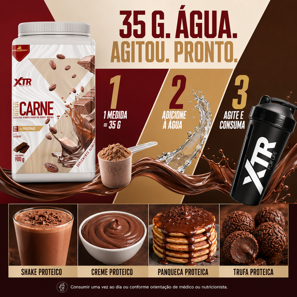 GANHE +32g DE PROTEÍNA RÁPIDA HOJE – HYPER CARNE 900g SEM LACTOSE