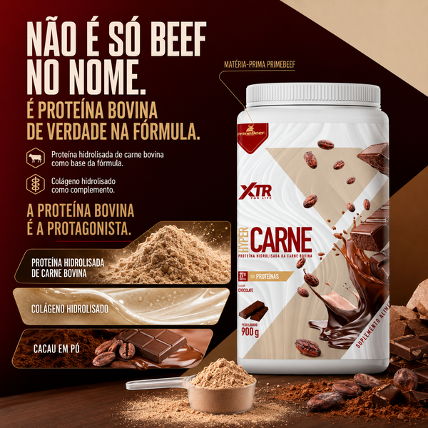 GANHE +32g DE PROTEÍNA RÁPIDA HOJE – HYPER CARNE 900g SEM LACTOSE