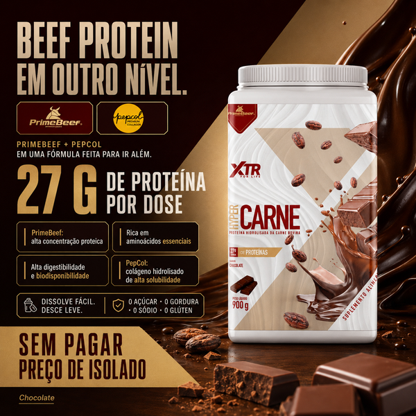 GANHE +32g DE PROTEÍNA RÁPIDA HOJE – HYPER CARNE 900g SEM LACTOSE