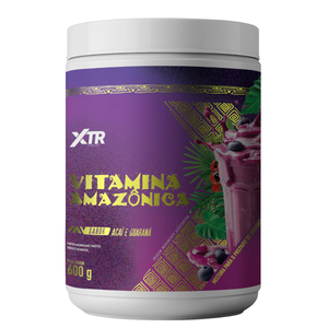 Whey Protein Vitamina Amazônica de Açai com Guaraná Super Alimento Energético Natural 600g