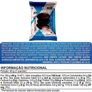 Triple Cookie 7g de Proteína - Caixa Fechada com 12 cookies 45g XTR: sabor e nutrição garantidos.