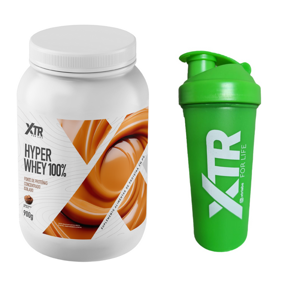 Hyper Whey Protein Concentrado e Isolado 900g+ Coqueteleira Grátis