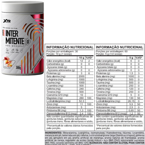 HYPER INTERMITENTE PRE-WORKOUT 300g MANGA COM LARANJA - XTR