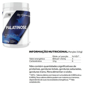 PALATINOSE BAIXO ÍNDICE GLICÊMICO 300g XTR ZERO GLÚTEN SABOR WITHOUT FLAVOR