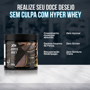 Hyper Whey Stévia 3w Xtr 300g Concentrado Hidrolisado Isolado