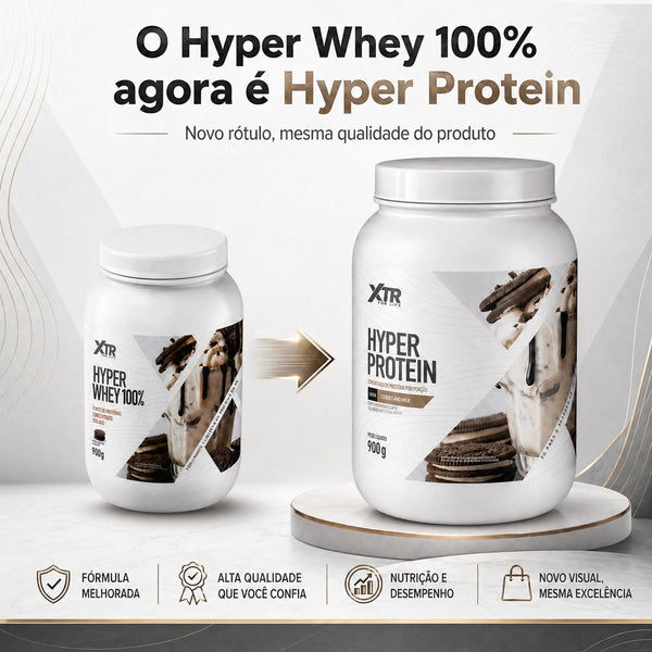 Hyper Protein WHEY 100% CONCENTRADO 900g