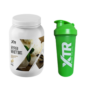 Hyper Whey Protein Concentrado e Isolado 900g+ Coqueteleira Grátis