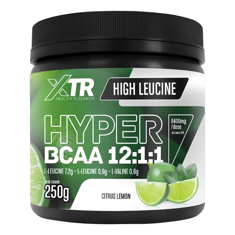 BCAA EM PÓ HYPER CONCENTRADO 12.1.1 250g XTR 8400mg P/ DOSE