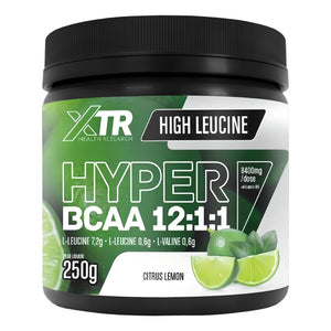 BCAA EM PÓ HYPER CONCENTRADO 12.1.1 250g XTR 8400mg P/ DOSE