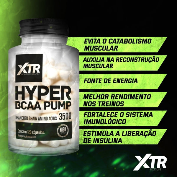 BCAA PUMP 120CAPS - XTR
