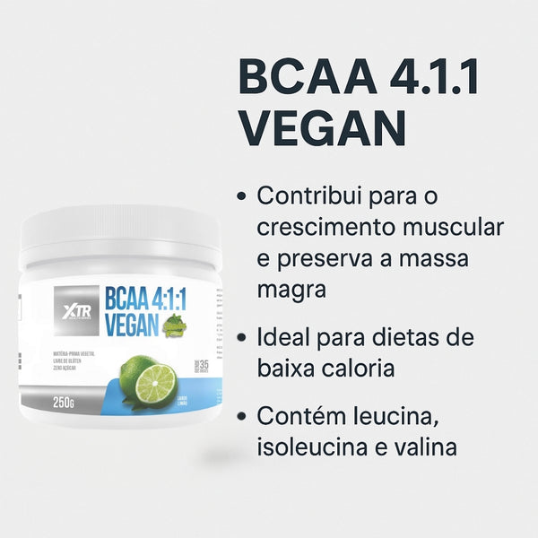 BCAA 4:1:1 VEGAN XTR FOR LIFE 250g ALTA PERFORMANCE