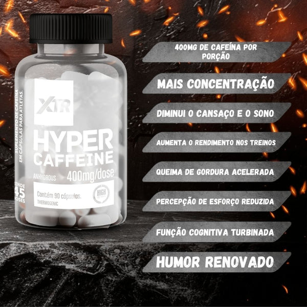 HYPER CAFFEINE 400mg/DOSE 90caps - XTR