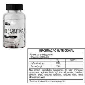 HYPER L CARNITINA 90 CÁPSULAS - XTR