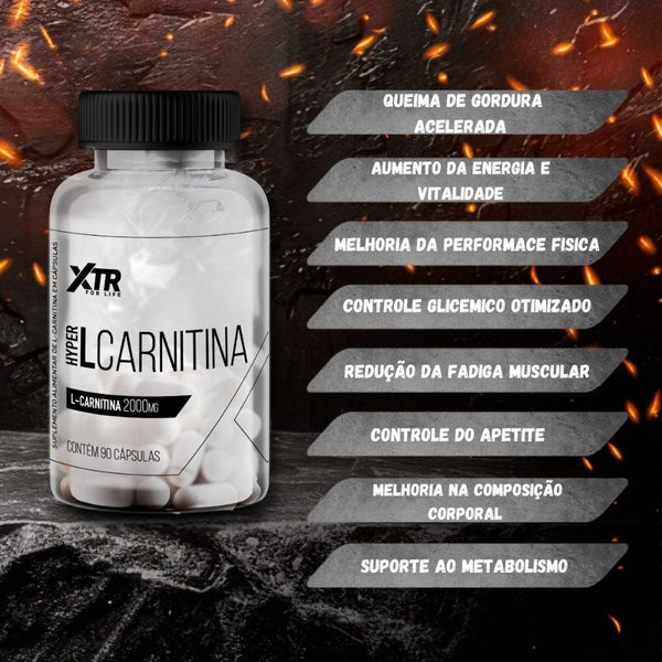HYPER L CARNITINA 90 CÁPSULAS - XTR