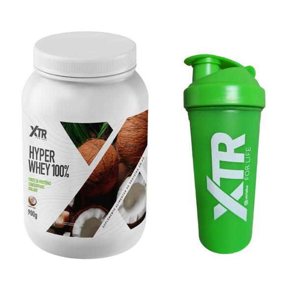 Hyper Whey Protein Concentrado e Isolado 900g+ Coqueteleira Grátis