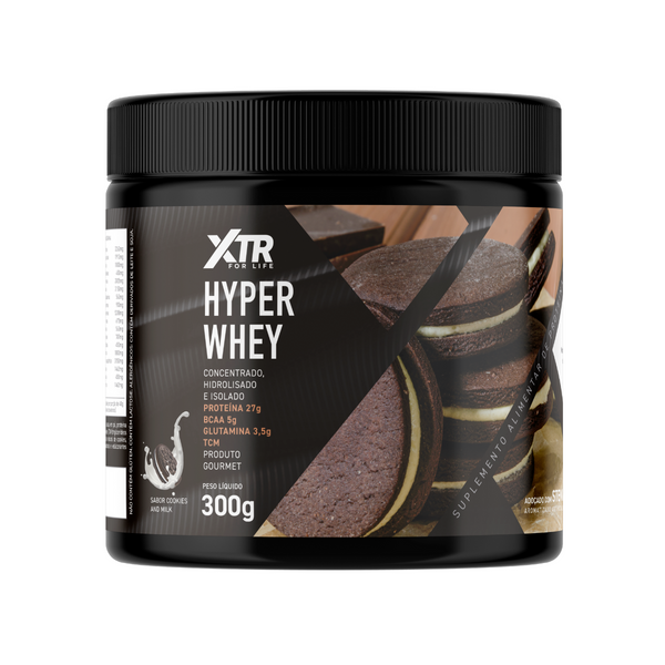 Hyper Whey Stévia 3w Xtr 300g Concentrado Hidrolisado Isolado