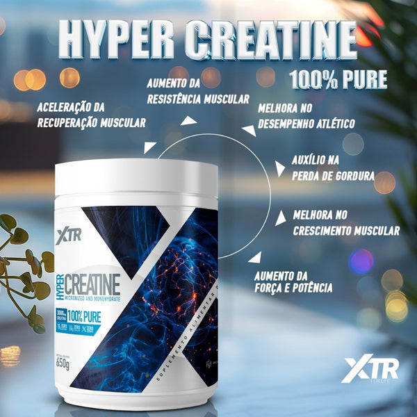 HYPER CREATINE 650g 100% PURE - XTR