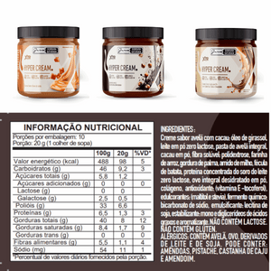 Creme De Avelã Xtr Zero Açúcar Glúten E Lactose 200g - Trincou Supplements
