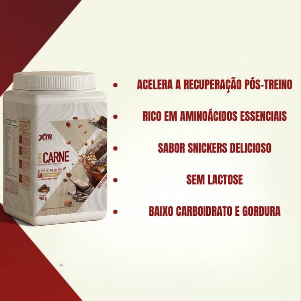 GANHE +35g DE PROTEÍNA RÁPIDA HOJE – HYPER CARNE 900g SEM LACTOSE