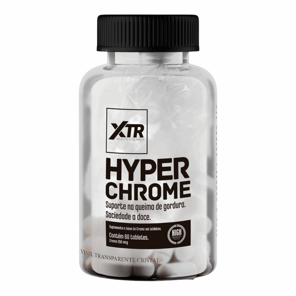 Hyper Crome 60 Cápsulas Com Cromo e Vitaminas Essenciais - Trincou Supplements