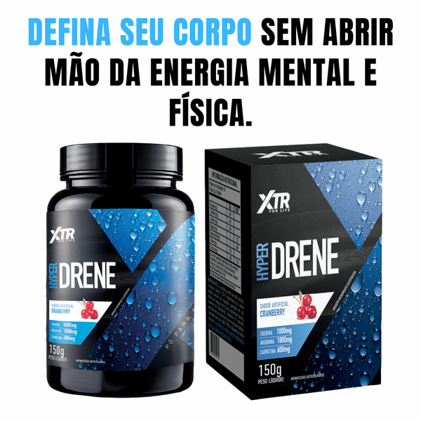 Hyper Drene Xtr150g Apoia a Queima de Calorias e Aumenta a Disposição - Trincou Supplements