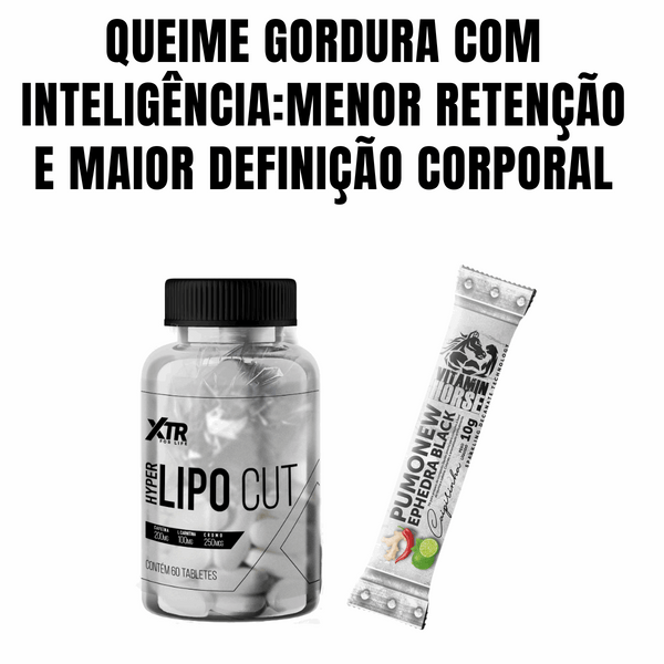 Hyper Lipo Cut XTR 60 Cápsulas Queima De Gordura - Trincou Supplements