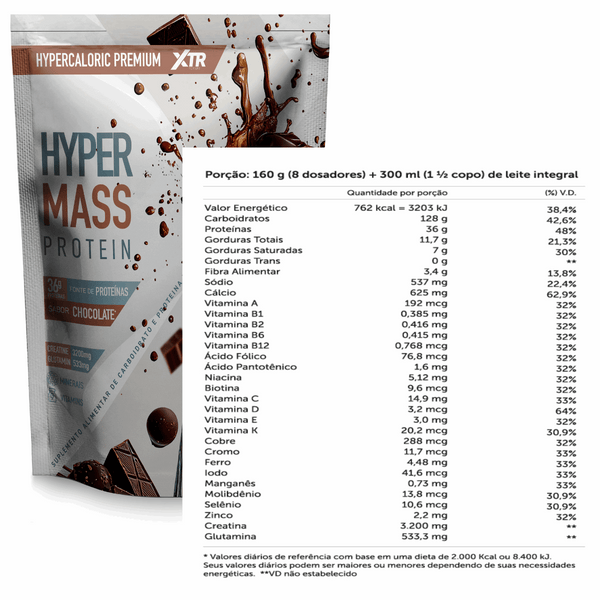 Hyper mass 1kg Xtr - Trincou Supplements