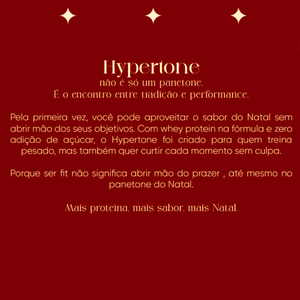 HyperTone Chocolate – Panetone Proteico Recheado 15g de Proteína + Hyper Cream