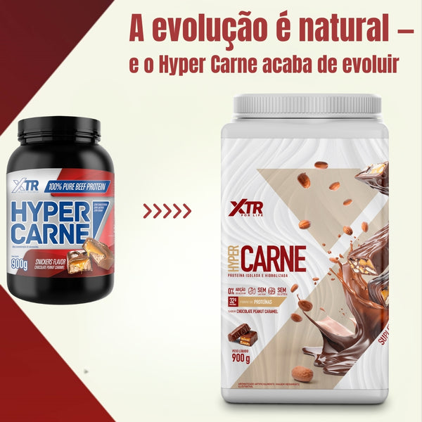 GANHE +35g DE PROTEÍNA RÁPIDA HOJE – HYPER CARNE 900g SEM LACTOSE