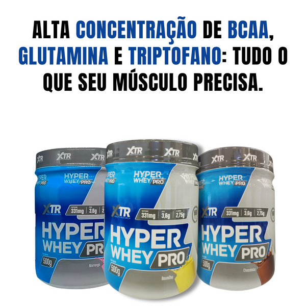 Whey Hyper Pro 500g Xtr Proteína Concentrada