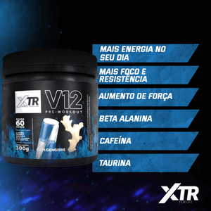 Pré treino - V12 Warkout 300g XTR - Trincou Supplements