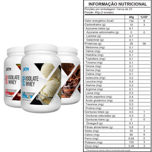 Whey Protein 900g Xtr Isolate 900g Zero Lactose