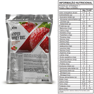 HYPER WHEY 100% - 7 SACHES 30g - EXPERIMENTE GRÁTIS POR TEMPO LIMITADO E CONHEÇA TODOS OS SABORES