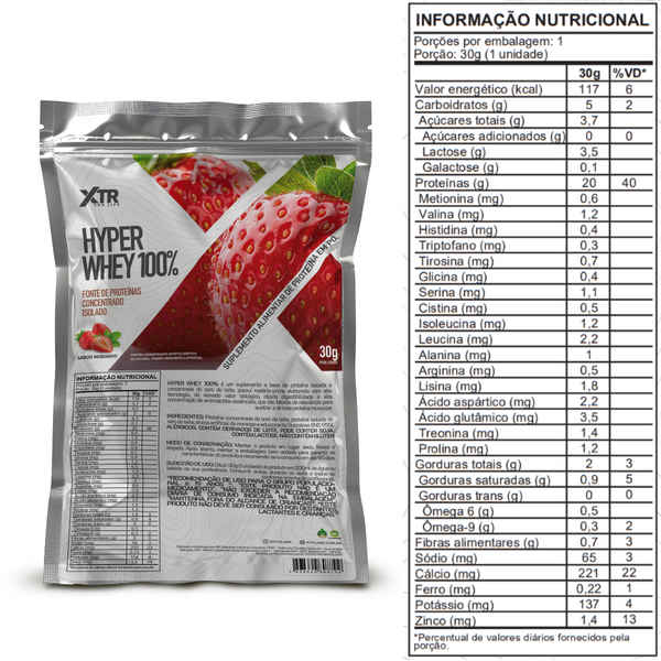 HYPER WHEY 100% - 7 SACHES 30g - EXPERIMENTE GRÁTIS POR TEMPO LIMITADO E CONHEÇA TODOS OS SABORES