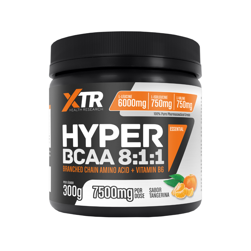 Bcaa 300g Hyper Xtr 8:1:1 Pós-treino E Intra Workout