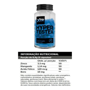 GANHO DE MASSA - HYPER TESTEX 60caps - XTR (+ BRINDE)