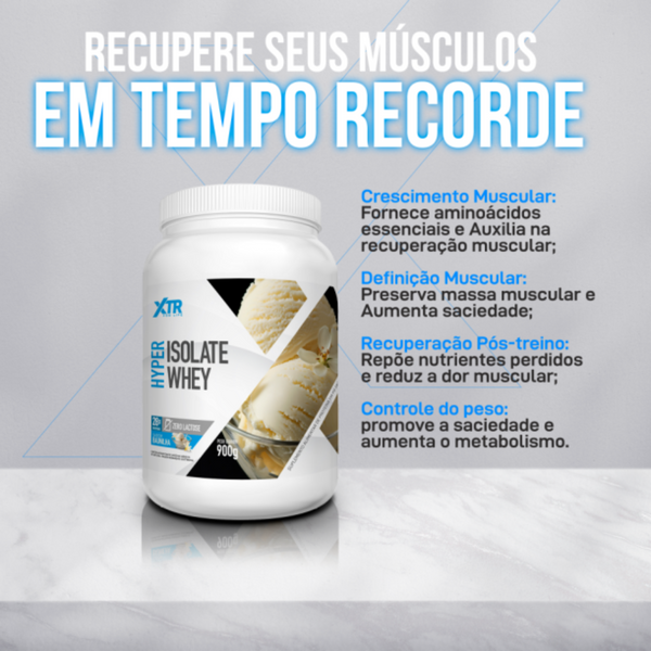 Whey Protein 900g Xtr Isolate 900g Zero Lactose