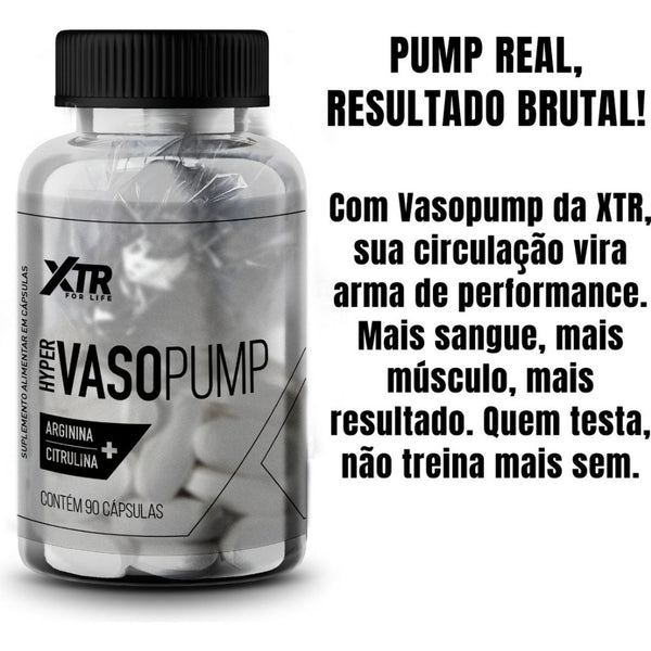 HYPER VASOPUMP ARGININA + CITRULINA 90 CÁPSULAS